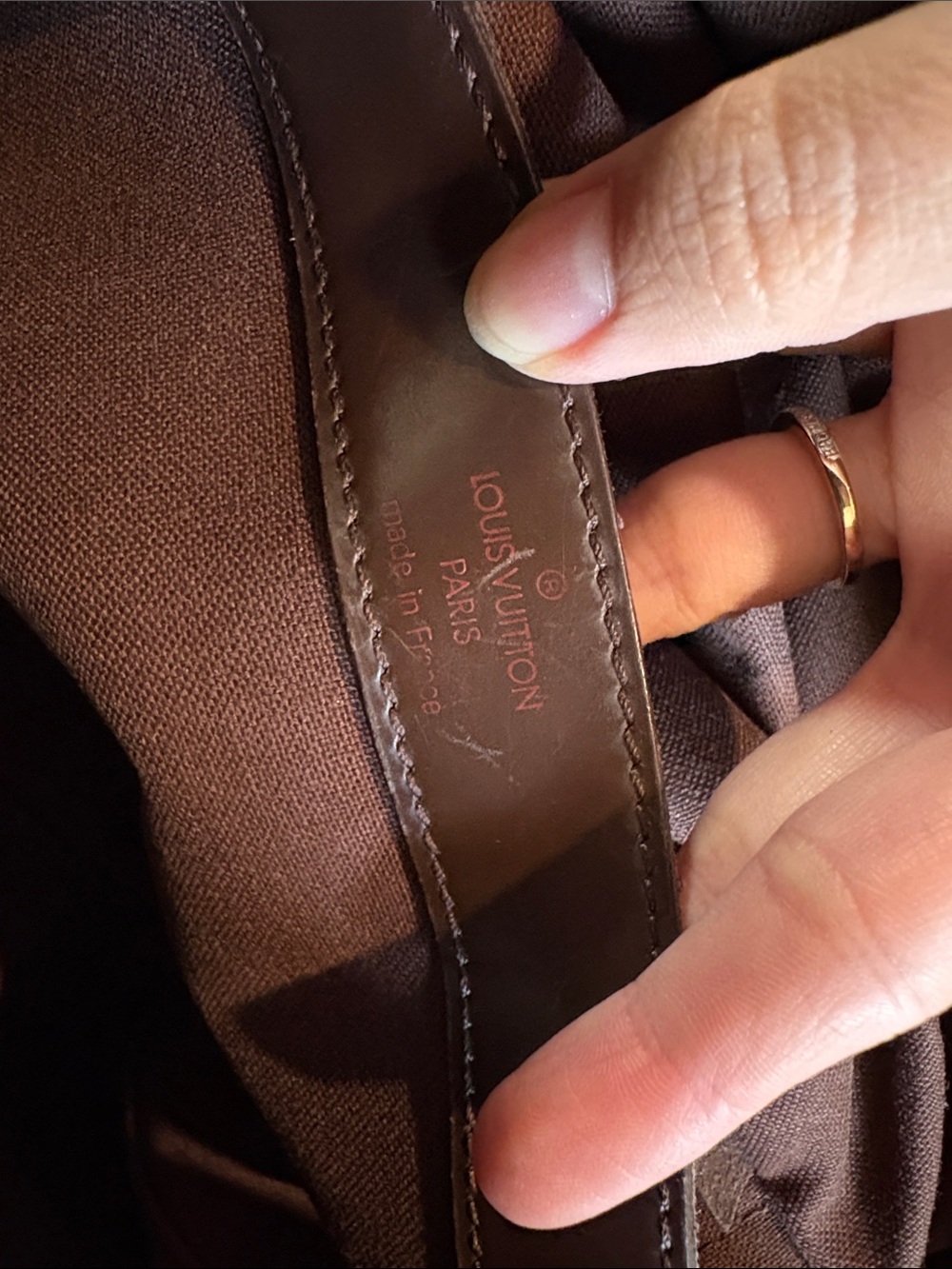 Louis Vuitton Naviglio SR3007 Brown Damier LV Crossbody Bag - Picture 13 of 16